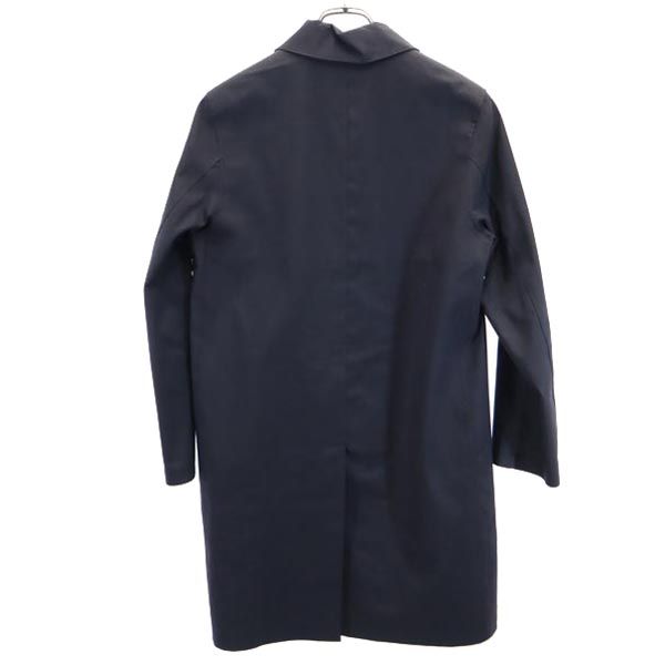 Mackintosh マッキントッシュ ステンカラーコート 34 黒 ハンドメイド レディース