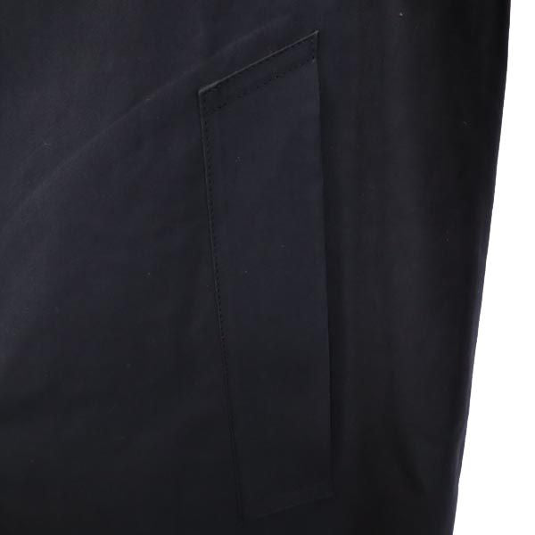 Mackintosh マッキントッシュ ステンカラーコート 34 黒 ハンドメイド レディース