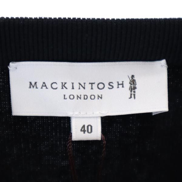 未使用 Mackintosh マッキントッシュ 三陽商会 5分袖 ワンピース 40 ブラック系 レディース