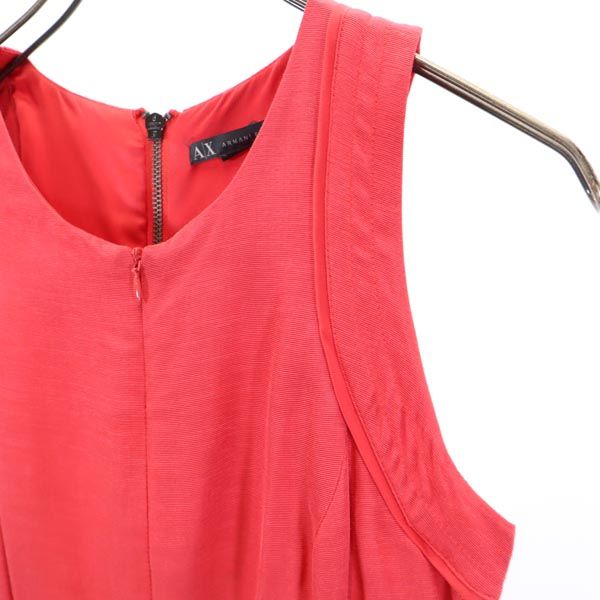 ARMANI EXCHANGE アルマーニエクスチェンジ ノースリーブ ワンピース 2 赤 レディース