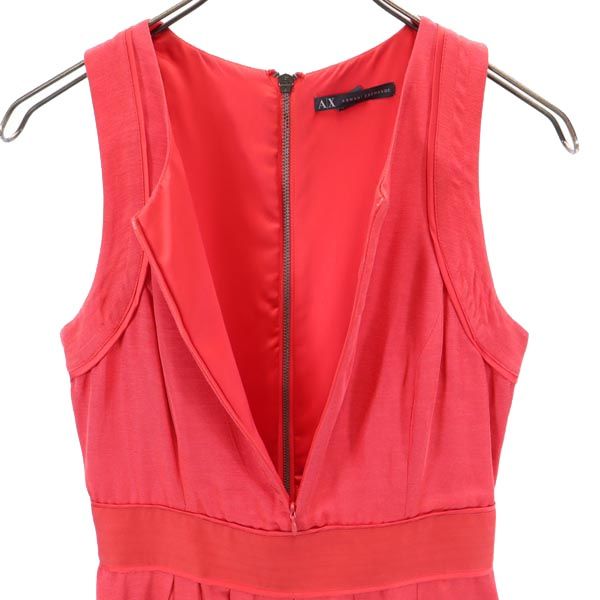 ARMANI EXCHANGE アルマーニエクスチェンジ ノースリーブ ワンピース 2 赤 レディース