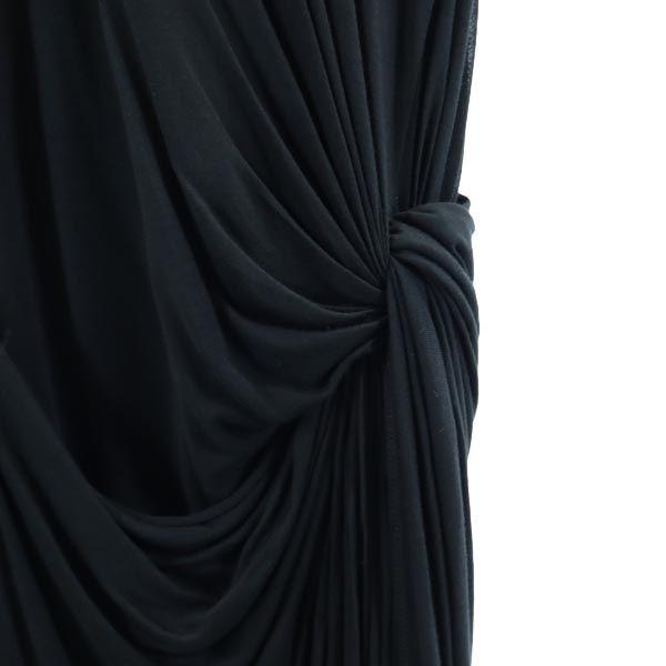 ヘルムートラング 半袖 フレンチスリーブ ワンピース S 黒 HELMUT LANG レディース