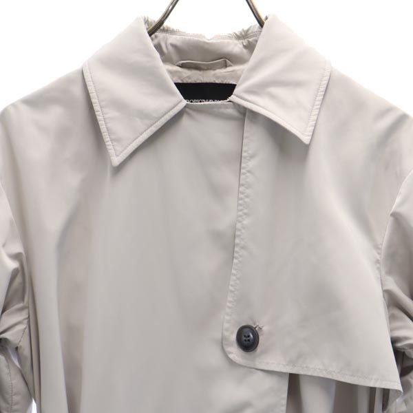 Emporio Armani エンポリオアルマーニ トレンチコート 38 グレー レディース