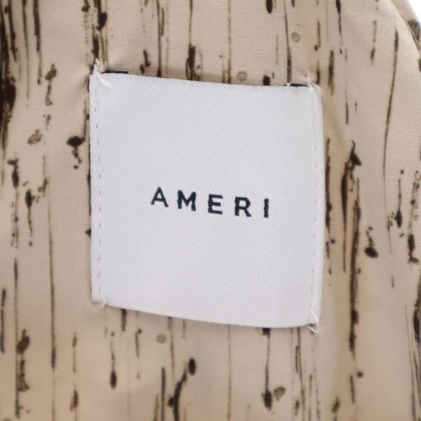 AMERI UNDRESSED アメリ 総柄 キャミワンピース ベージュ系 レディース