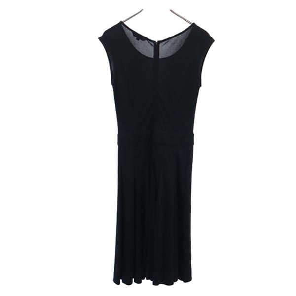 BURBERRY バーバリー 三陽商会 ノースリーブ ワンピース 38 黒 レディース