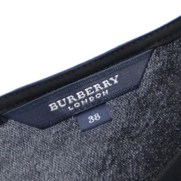 BURBERRY バーバリー 三陽商会 ノースリーブ ワンピース 38 黒 レディース