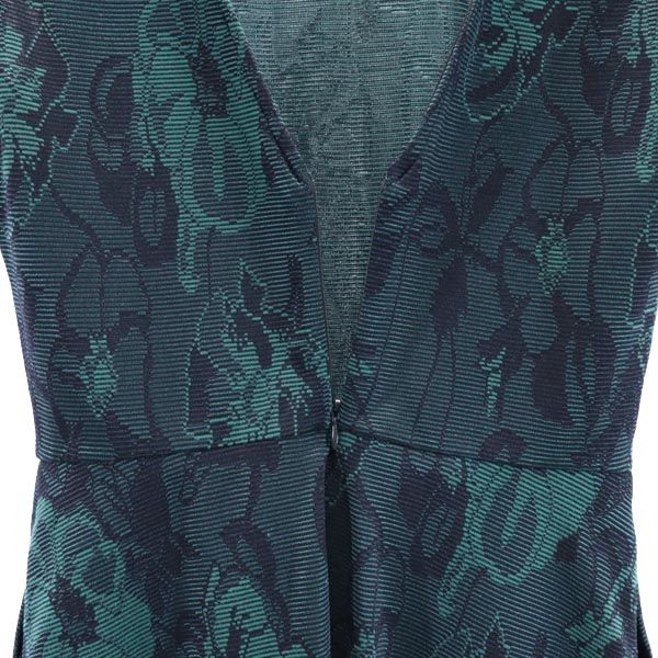 MAX&CO マックスアンドコー 総柄 ノースリーブ ワンピース M グリーン系 レディース