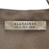 オールセインツ ノースリーブ シャツワンピース UK4(US0) ベージュ系 ALLSAINTS レディース