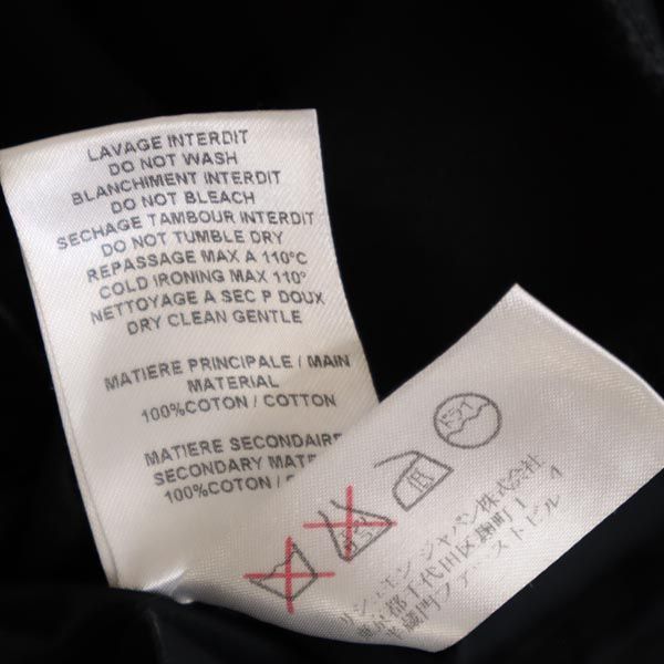 SEE BY CHLOE シーバイクロエ 半袖 ドッキング ワンピース S 黒 裾スカラップ レディース