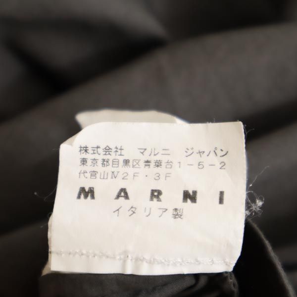 MARNI マルニ ノースリーブ ワンピース 38 グレー系 レディース