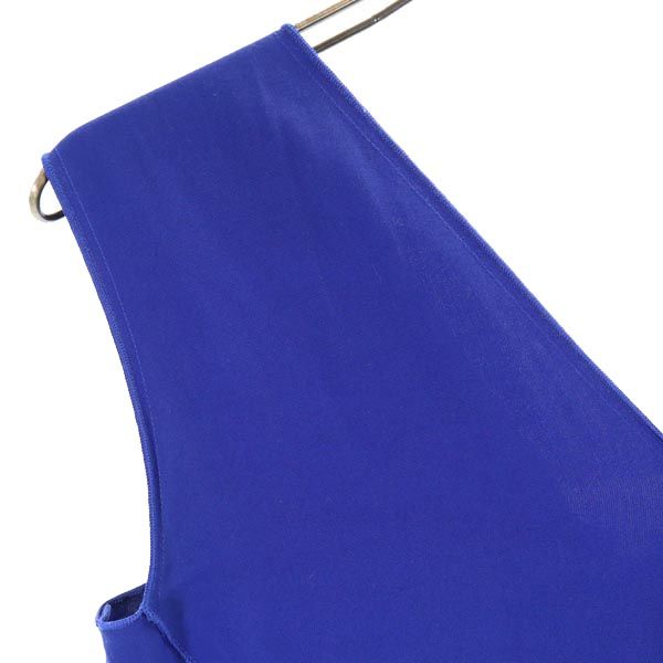 Calvin klein カルバンクライン ノースリーブ ワンピース 34 ネイビー系 バックジップ レディース