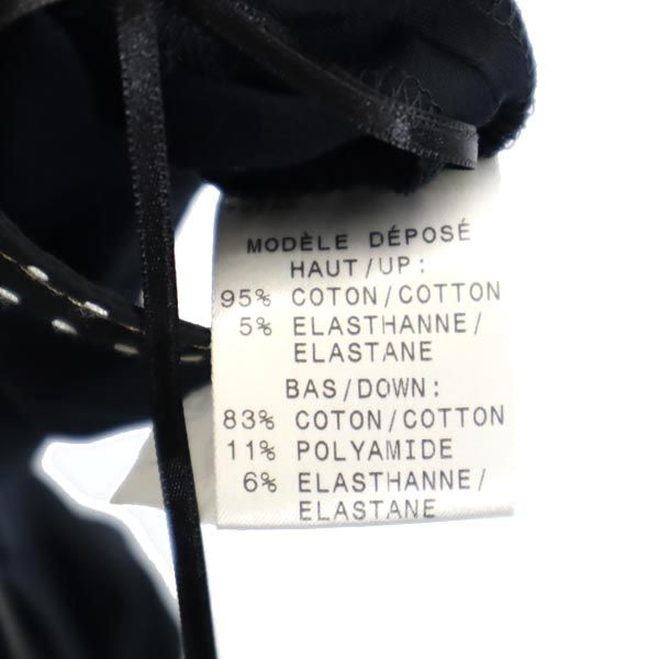 PAULE KA ポールカ ノースリーブ ワンピース 36 ブラック系 サイドジップ レディース