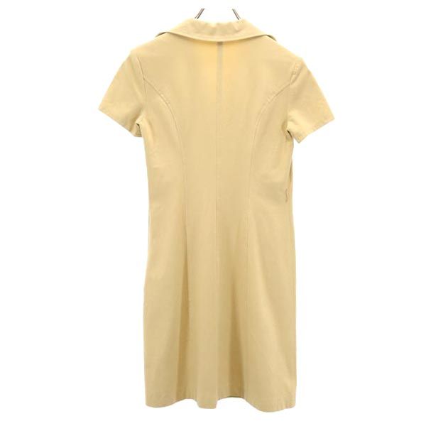 Burberrys Blue label バーバリーズブルーレーベル 半袖 ストレッチ スッキパー ワンピース 38 ベージュ レディース