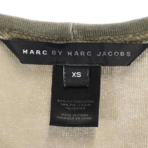 マークバイマークジェイコブス キャミワンピース XS カーキグリーン MARC BY MARC JACOBS ウエストリボン レディース