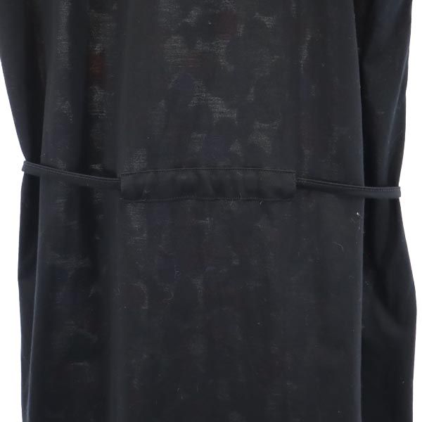 PS Paul Smith ピーエスポールスミス 日本製 総柄 半袖 ワンピース XL ウエストリボン レディース