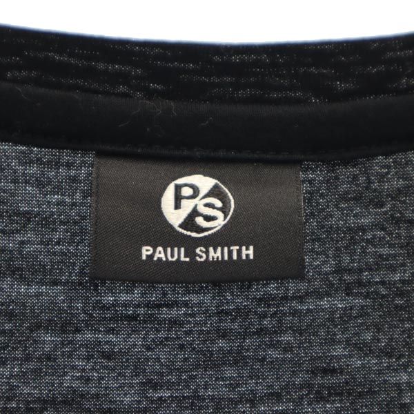 ピーエスポールスミス 日本製 総柄 半袖 ワンピース XL PS Paul Smith ウエストリボン レディース