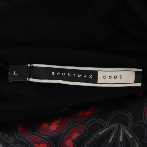SPORT MAX CODE スポーツマックスコーデ 半袖 ワンピース L ブラック系 レディース
