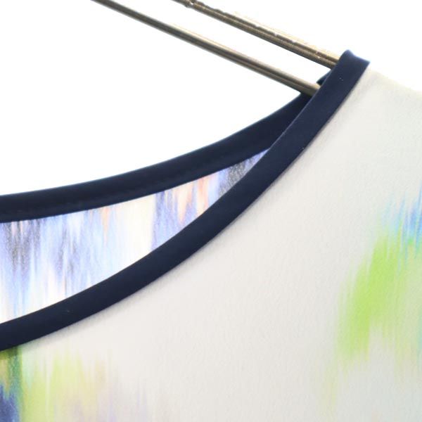 Paul Smith ポールスミス 日本製 総柄 半袖 ワンピース 38 ブルー系 レディース