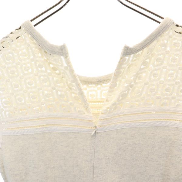 Paul & Joe Sister ポールアンドジョーシスター ノースリーブ ワンピース 38 アイボリー系 レディース