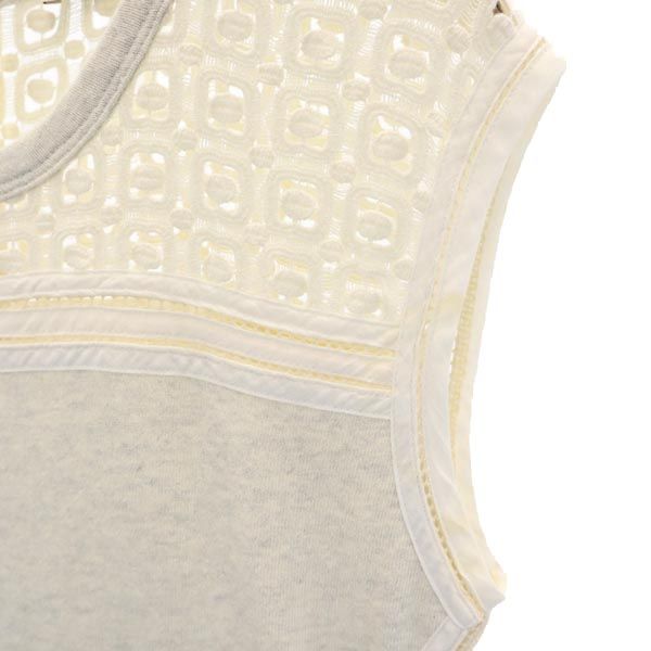 Paul & Joe Sister ポールアンドジョーシスター ノースリーブ ワンピース 38 アイボリー系 レディース