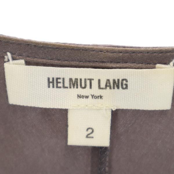 HELMUT LANG ヘルムートラング ノースリーブ ワンピース 2 パープル系 レディース