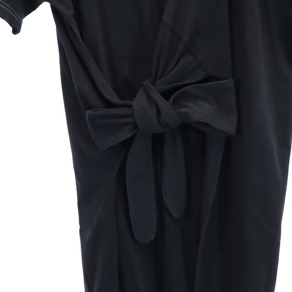 ACNE STUDIOS アクネストゥディオズ 半袖 デザイン ワンピース XS ブラック系 レディース