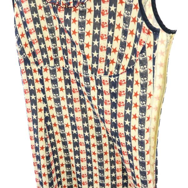 HYSTERIC ヒステリック 日本製 総柄 ノースリーブ ワンピース F レディース