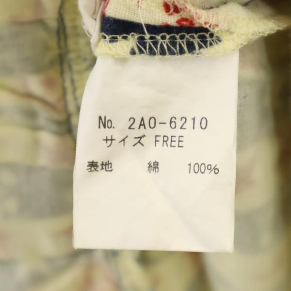 HYSTERIC ヒステリック 日本製 総柄 ノースリーブ ワンピース F レディース