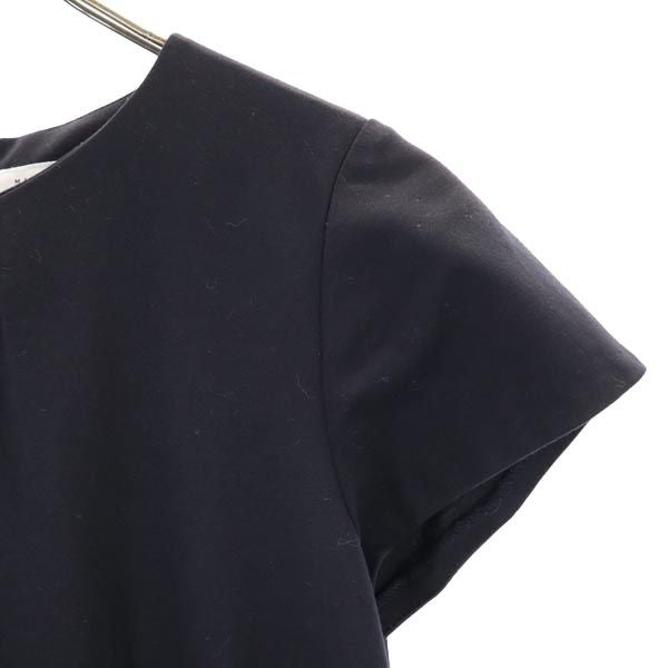 MACKINTOSH PHILOSOPHY マッキントッシュフィロソフィー 半袖 キャミソール付き ワンピース 38 濃紺 フォーマルワンピース レディース