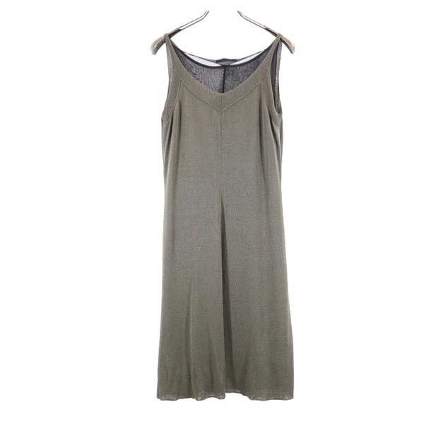 ANTEPRIMA アンテプリマ ノースリーブ ワンピース M ブラウン系 レディース