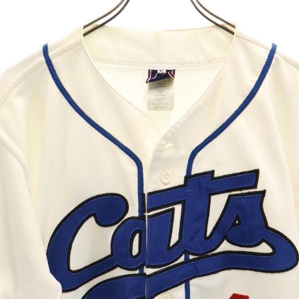 Uniforms Express Cats 半袖 Tシャツ XL ホワイト系 野球 メンズ
