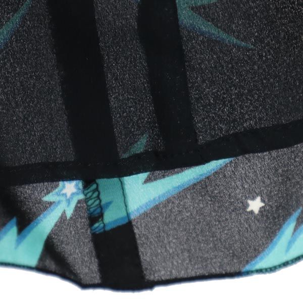 HYSTERIC ヒステリック 日本製 総柄 ノースリーブ ワンピース FREE ブラック系 バックジップ レディース