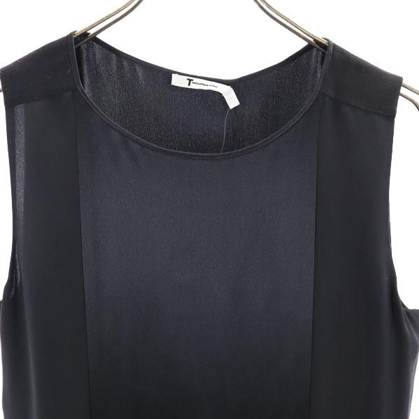 未使用 Alexander Wang アレキサンダーワン ノースリーブ ワンピース S ブラック系 レディース