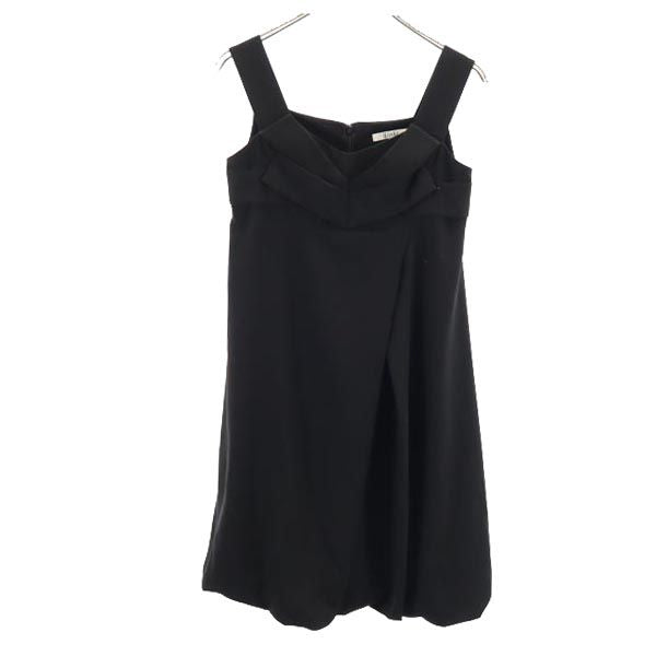 BERARDI ベラルディ 日本製 バルーン キャミワンピース 38 黒 レディース