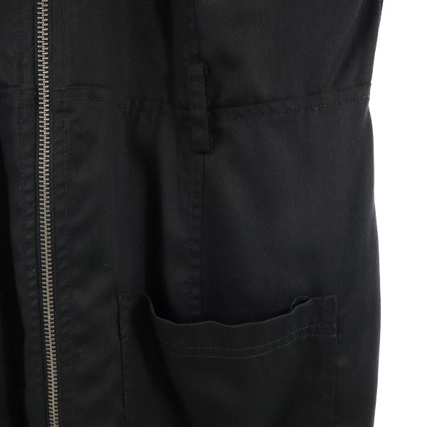 ARMANI EXCHANGE アルマーニエクスチェンジ 半袖 フレンチスリーブ ジップ ワンピース 8 黒 レディース