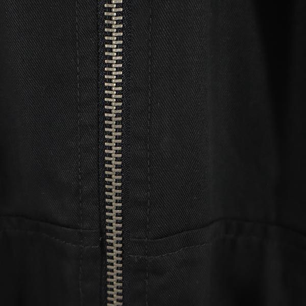 ARMANI EXCHANGE アルマーニエクスチェンジ 半袖 フレンチスリーブ ジップ ワンピース 8 黒 レディース