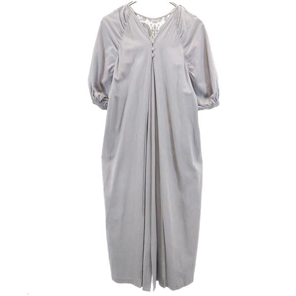 MARNI マルニ 半袖 ロングワンピース S グレー レディース