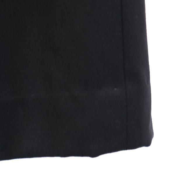 ARMANI COLLEZIONI アルマーニコレッツォーニ イタリア製 ウールブレンド ノースリーブ ワンピース 38 黒 レディース