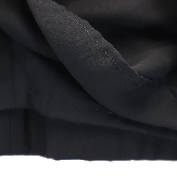 ARMANI COLLEZIONI アルマーニコレッツォーニ イタリア製 ウールブレンド ノースリーブ ワンピース 38 黒 レディース