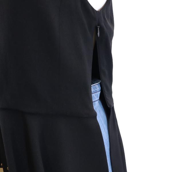 SEE BY CHLOE シーバイクロエ ノースリーブ デザイン カットソー 36 ブラック系 レディース