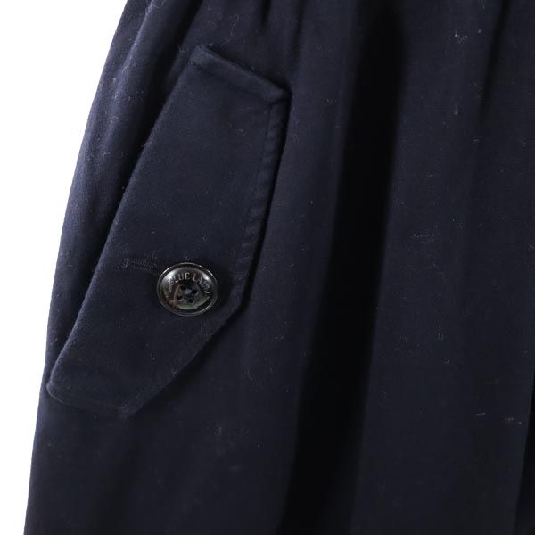 BLUE LABEL CRESTBRIDGE ブルーレーベルクレストブリッジ ボーダー 半袖 ドッキング ワンピース 36 紺×白 レディース