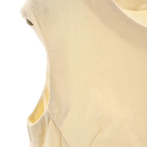 MARNI マルニ シルクウールブレンド 半袖 フレンチスリーブ ワンピース 36 ベージュ系 レディース