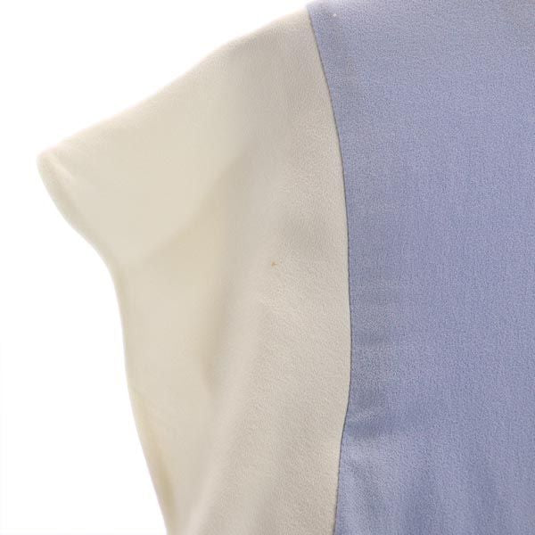 MIUMIU ミュウミュウ イタリア製 半袖 フレンチスリーブ ワンピース 44 ブルー系 レディース