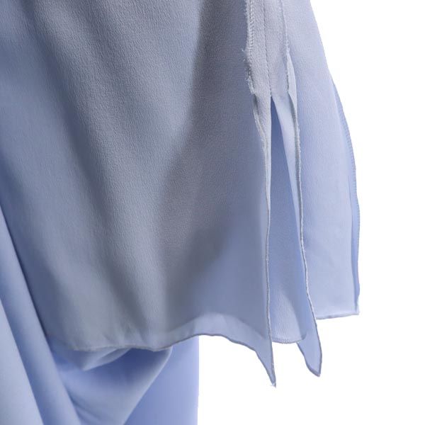 MIUMIU ミュウミュウ イタリア製 半袖 フレンチスリーブ ワンピース 44 ブルー系 レディース