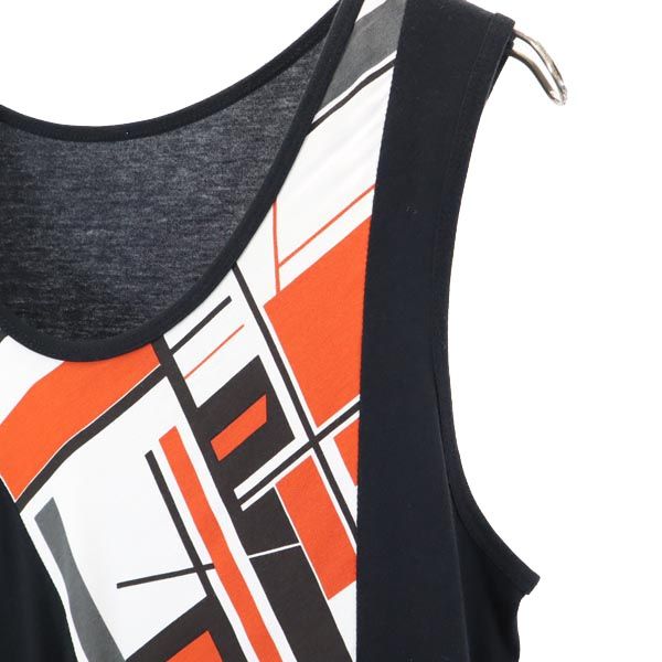 Y's ワイズ ノースリーブ アシンメトリー ワンピース 2 ブラック系 レディース