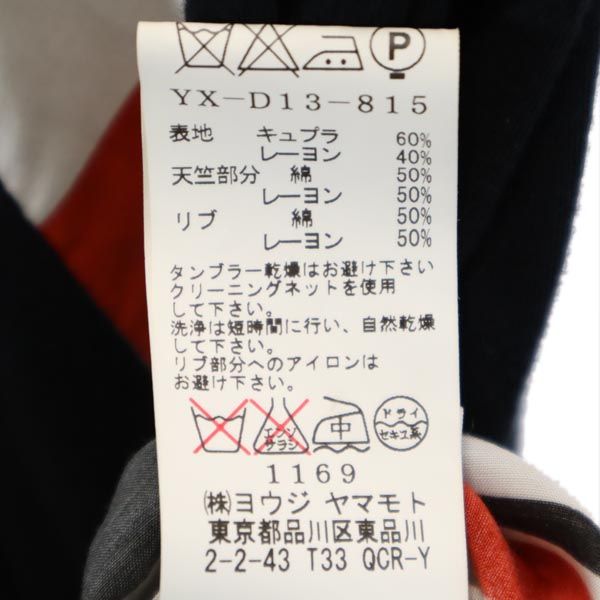 Y's ワイズ ノースリーブ アシンメトリー ワンピース 2 ブラック系 レディース