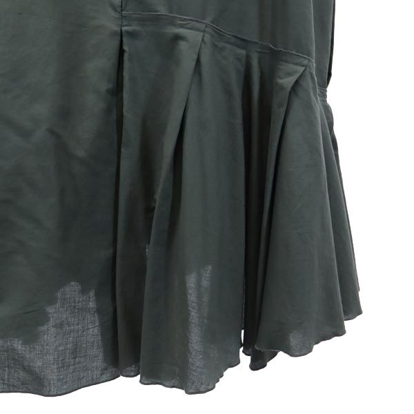 MARNI マルニ 裾フリル キャミワンピース 42 グレー系 レディース