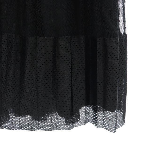 RED VALENTINO レッドヴァレンティノ イタリア製 半袖 ワンピース XS 黒 レディース