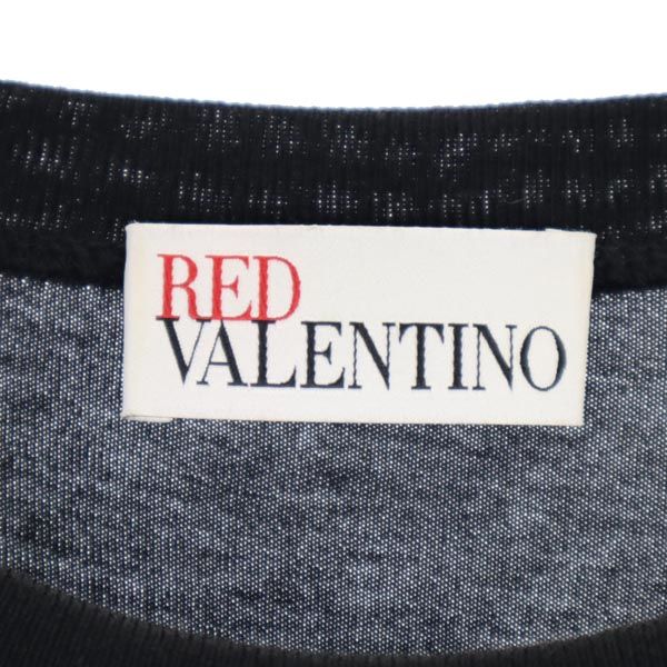 RED VALENTINO レッドヴァレンティノ イタリア製 半袖 ワンピース XS 黒 レディース