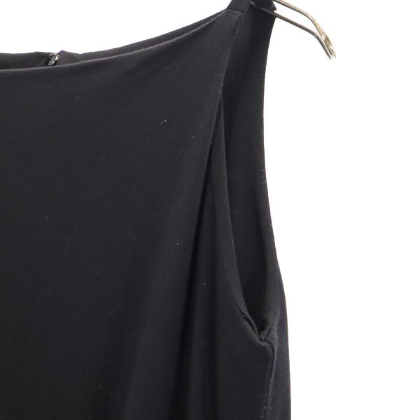 β ベータ 日本製 ノースリーブ ワンピース 40 黒 レディース